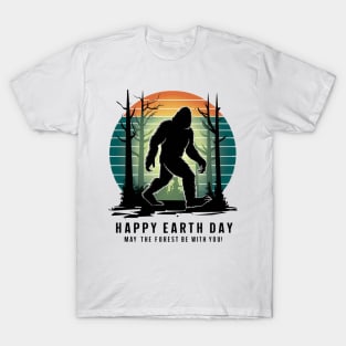 Earth day, may the forest be with you T-Shirt